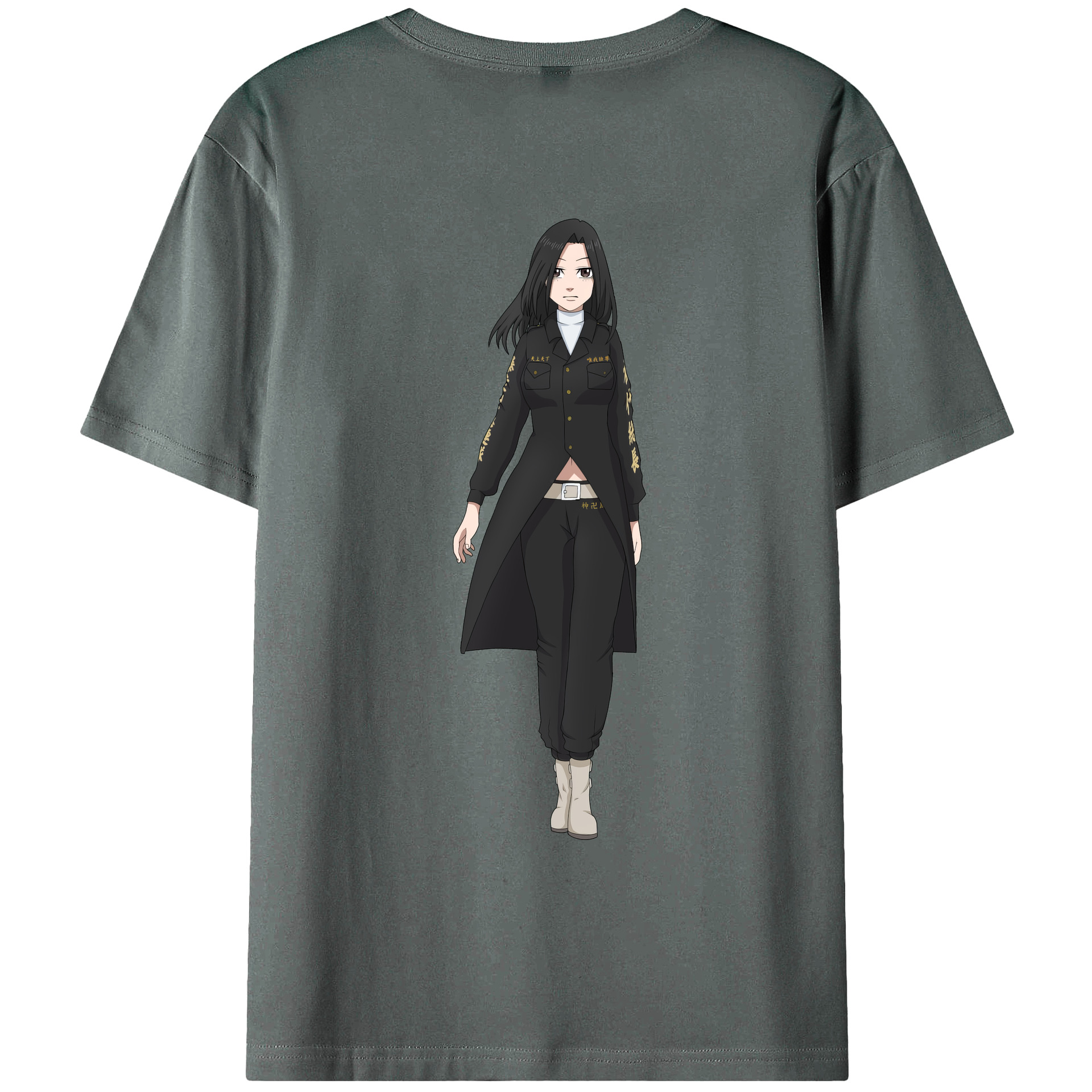 （画像用） 東京リベンジャーズ Tokyo Revengers 綿100％ メンズ半袖Tシャツ（バックプリント） 通気性